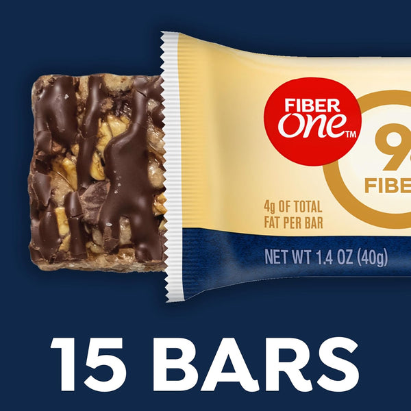 Fiber One Chewy Bars, Oats and Chocolate, Mega Pack, 15 Count, 21.2 oz
