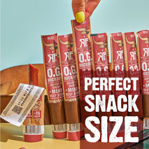 Righteous Felon Mini Meat Sticks, 100% Grass-Fed Beef, 24 Count