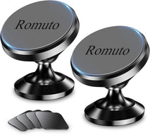2-Pack Magnetic Phone Holder for Car Dashboard with Strong Magnet