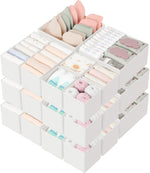 18-piece drawer organizer set for baby clothes and nursery storage