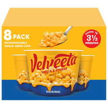 Velveeta Shells and Cheese Mac and Cheese, 8 Cups, Original Flavor, Easy Snacks or Sides