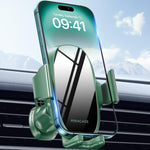 Miracase Upgraded Wider Clamp Phone Holders for Your Car, Metal Hook Air Vent Car Mount [Thick Cases Friendly] Automobile Hands Free Compatible with iPhone 17/16/15/14/13 Series All Smartphone