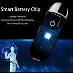 Dragon Smart USB Rechargeable Mini Electric Lighter - Touch Ignition, Windproof, Flameless Plasma Lighter with Battery Indicator