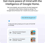 Google Nest Cam Indoor (Wired, 3rd Gen) - Security Camera with 2K Video and Gemini, Night Vision, 2-Way Audio, Works with Google Home - 2025 Model - Hazel