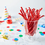 TWIZZLERS Twists Strawberry Flavored Licorice Style Chewy Candy 5 lb Bulk Tub