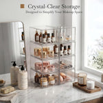 8 Pack Clear Stackable Acrylic Storage Boxes for Art Tool & Sketch Organization