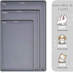 mateeylife silicone cat dog food mat waterproof anti-slip pet feeding placemat