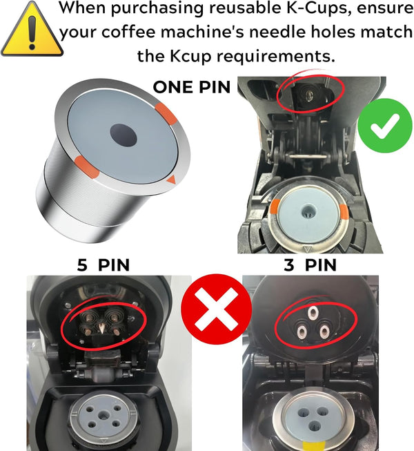 Reusable K Cups and Coffee Pods for Keurig 2.0 and 1.0 Coffee Makers