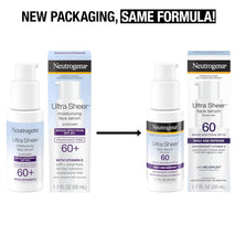 Neutrogena Ultra Sheer Face Sunscreen with SPF 60, 1.7 Fl Oz, Fragrance-Free, Water-Resistant