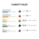 Nespresso Capsules Original Line Variety Pack 50 Count Coffee Pods