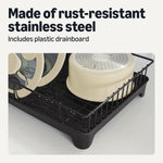 Amazon Basics Stainless Steel Dish Drying Rack for Kitchen Counters