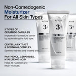 anua 3 ceramide panthenol hydrating face moisturizer 100ml non comedogenic korean skincare