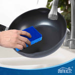 HOMEXCEL 24-Pack Non-Scratch Scrub Sponges for Cookware, Household, Bathroom