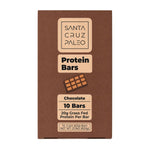 Grass-Fed Whey and Collagen Protein Bar, 20g Protein, Chocolate Flavor, Pack of 10