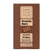 Grass-Fed Whey and Collagen Protein Bar, 20g Protein, Chocolate Flavor, Pack of 10