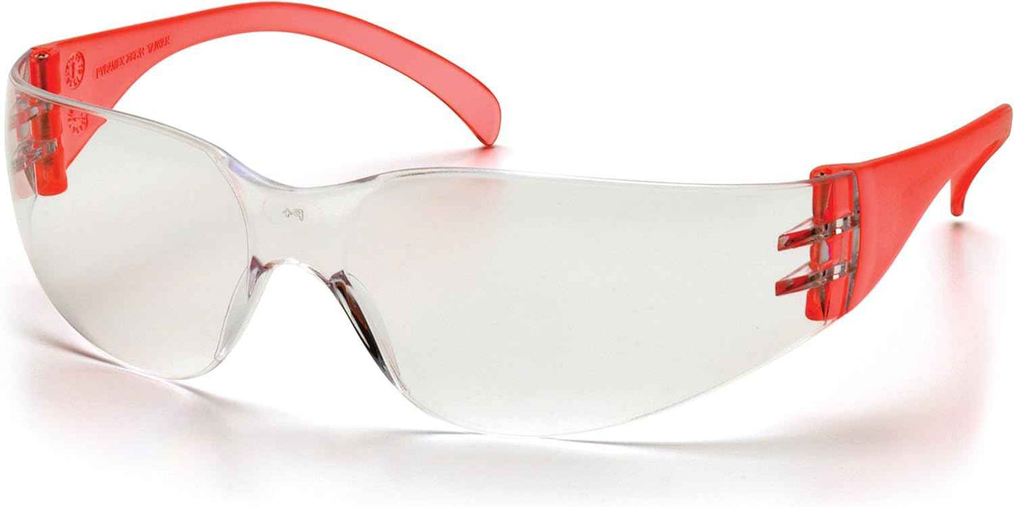 Pyramex Intruder Safety Eyewear Clear Frame Full Foam Padding Clear Anti-Fog Lens | Full Foam Padding, Clear Frame