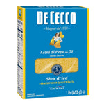 De Cecco Acini Di Pepe No. 78, 16 Oz, authentic Italian pasta, slow dried, semolina and durum wheat, made in Italy