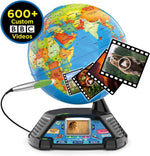 LeapFrog Magic Adventures 10-inch Frustration Free Interactive Learning Globe for Kids 5+ Years