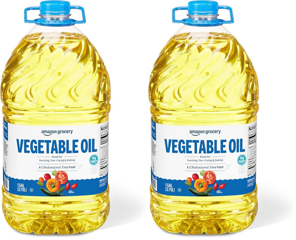 Amazon Grocery, Vegetable Oil, 128 Fl Oz