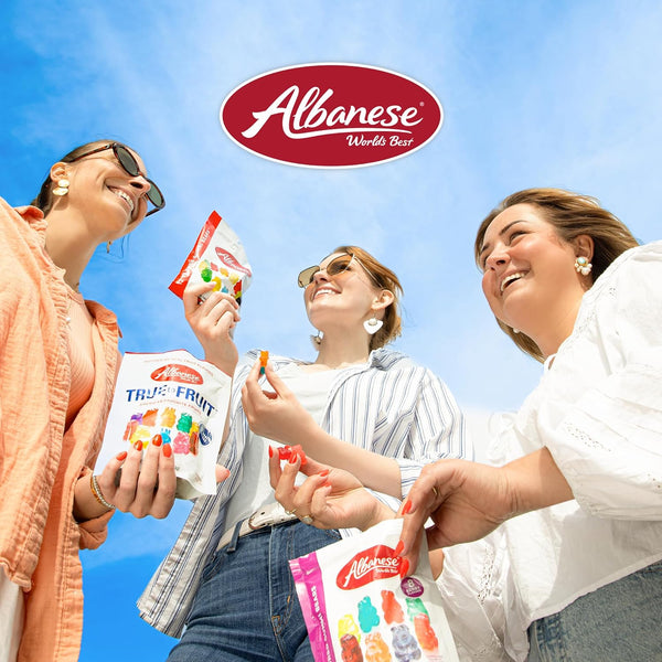 Albanese World's Best 12 Flavor Gummi Bears | 5lbs of Candy | 12 Unique Flavors, Gluten Free, Fat Free, Soft and Chewy Gummy | Cherry, Blue Raspberry, Mango and More | Great Snack for Travel and Kids