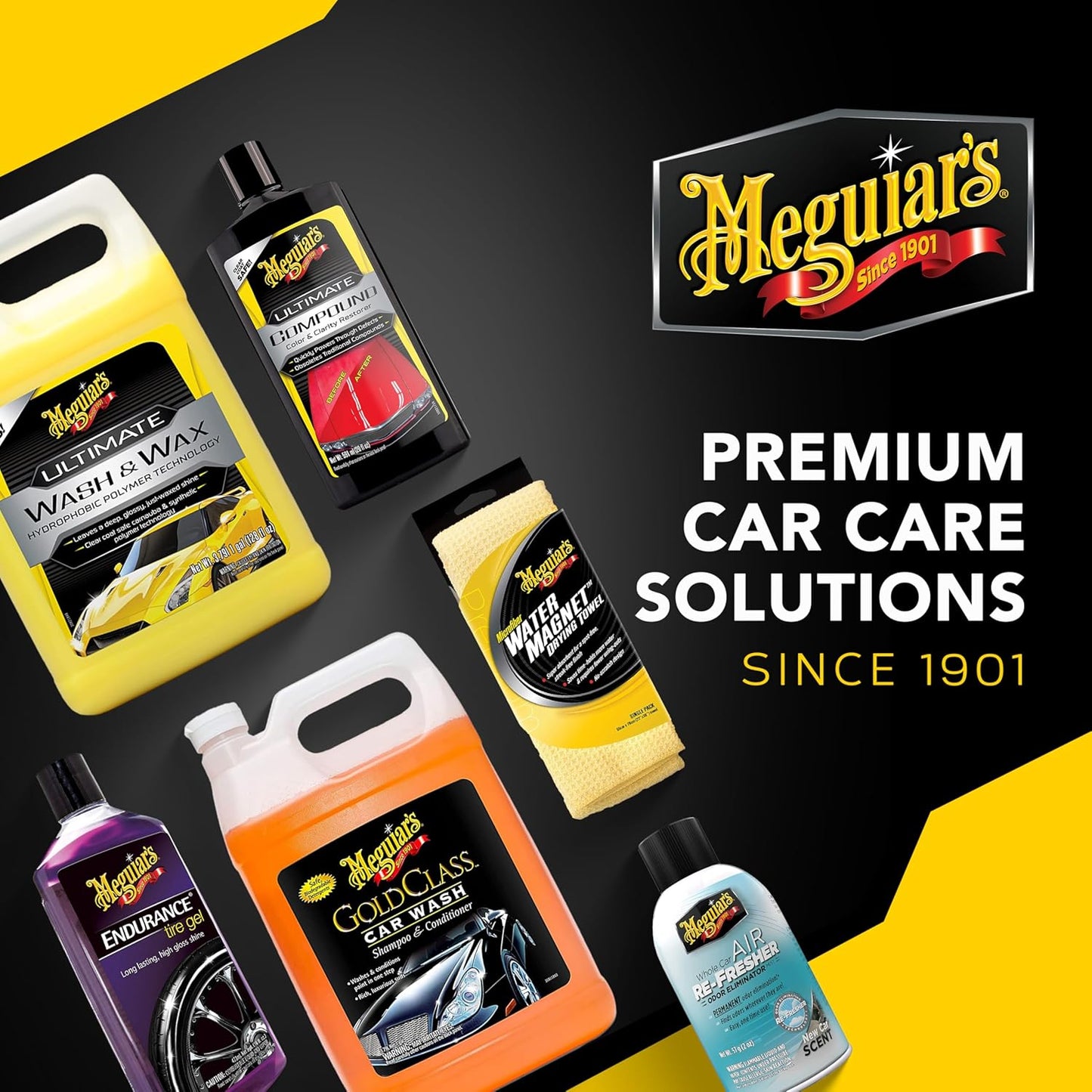 Meguiar’s Ultimate Compound, Pro-Grade Car Scratch Remover for Paint Correction, Removes Swirls and Defects While Restoring Gloss and Shine, Christmas Gifts for Car Guys, 15.2 Oz