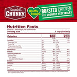 Campbell's Chunky Healthy Request Roasted Chicken Soup, 12-Pack, 18.6 Oz Cans with Vegetables