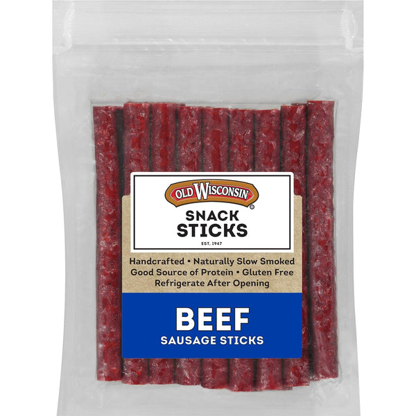 Old Wisconsin Beef Sausage Snack Sticks, 26 Ounce Resealable Package
