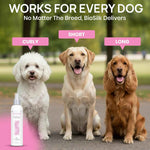 biosilk therapy detangling plus shine protecting mist for dogs | detangling spray for puppies and dogs with silk and vitamins