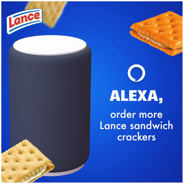 Lance Sandwich Crackers Variety Pack 20 Individually Wrapped Packs