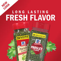 McCormick Parsley Flakes, 0.87 oz, Non GMO, Shelf-Stable, Long-Lasting, Fresh Flavor