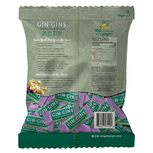 the ginger people gin gins original ginger chews 1 lb bag individually wrapped