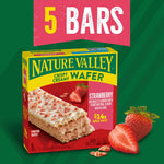 Nature Valley Whole Grain Crispy Creamy Wafer Bars, Strawberry, 5 Bars, 6.5 oz, Non-GMO