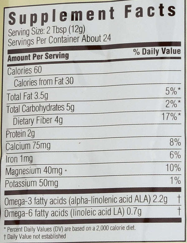 Spectrum Essentials Organic Ground Chia Seed, 10 oz