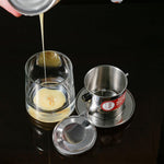 Vietnamese Coffee Filter Set made of stainless steel, 8 oz capacity