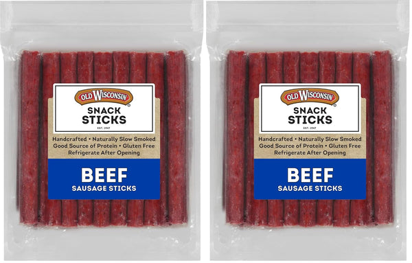 Old Wisconsin Beef Sausage Snack Sticks, 26 Ounce Resealable Package