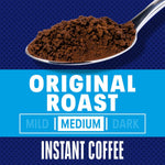 maxwell house original roast instant coffee, 8 oz, smooth, rich, full-bodied, no brewer required