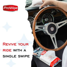 Car Cleaning Wipes - Car Interior Cleaner, Dashboard Cleaner, 1x40 Count Residue-Free Wipes for Interior Surfaces, From Dashboard to Leather Seats, Must Have Accessories