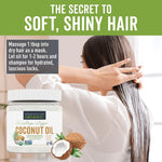 Viva Naturals Unrefined Cold-Pressed Extra Virgin Coconut Oil 16 fl oz, USDA Organic & Non-GMO