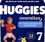 Huggies Overnites Size 5 Overnight Diapers, 50 Ct, 27+ lbs, Disney Designs