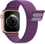 Nylon Loop Sport Band Compatible with Apple Watch Bands 44mm 45mm 46mm 49mm 42mm for Women Men, iWatch Wrist Straps for Ultra 3 2, Se, Series 11 10 9 8 7, Breathable, Soft Band Ideal for Outdoor