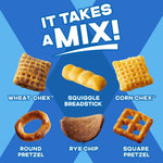 Chex Mix Traditional Original Recipe Snack Mix, 20 oz tub, Salty Snacks