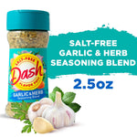 Dash Garlic & Herb Salt-Free Seasoning Blend, 2.5 Ounce, No Preservatives