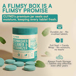 Dishwasher Cleaner and Deodorizer Tablets - 24 Pack Deep Clean Dishwasher Cleaning Tablets, Heavy Duty Streak-free Shine Dish Washer Cleaner, Natural Descaler and Odor Eliminator 12 Month Supply