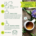 Organic Hibiscus Tea - 16 Tea Bags - Kosher, Non-GMO, Caffeine-Free, Compostable