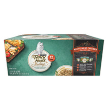 purina fancy feast wet cat food variety pack, medleys white meat chicken in sauce collection - 12 3 oz. cans