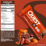 Quest Nutrition Crispy Chocolate Caramel Pecan Hero Protein Bar, 12 Count