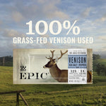 venison sea salt and pepper bars, keto friendly, whole30 approved, gluten free, 12 count, 15.6 oz