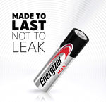 Energizer AA and AAA Batteries, 48 Count, Combo Pack Contains 24 Max Double A and 24 Max Triple A Batteries