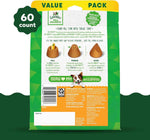 Greenies Pill Pockets for Large Dogs, Chicken Flavor, 15.8 oz Pouch, 60 Treats
