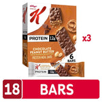 Special K Bar Protein Meal Bars, 12g Protein, Chocolate Peanut Butter, 3 Boxes 18 Bars